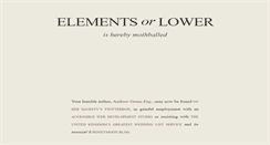 Desktop Screenshot of lowerelement.com